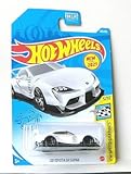 DieCast Hotwheels &apos;20 Toyota GR Supra - HW Speed Graphics 5&sol;10 &lbrack;White&rsqb; 178&sol;250 for unisex&comma; children