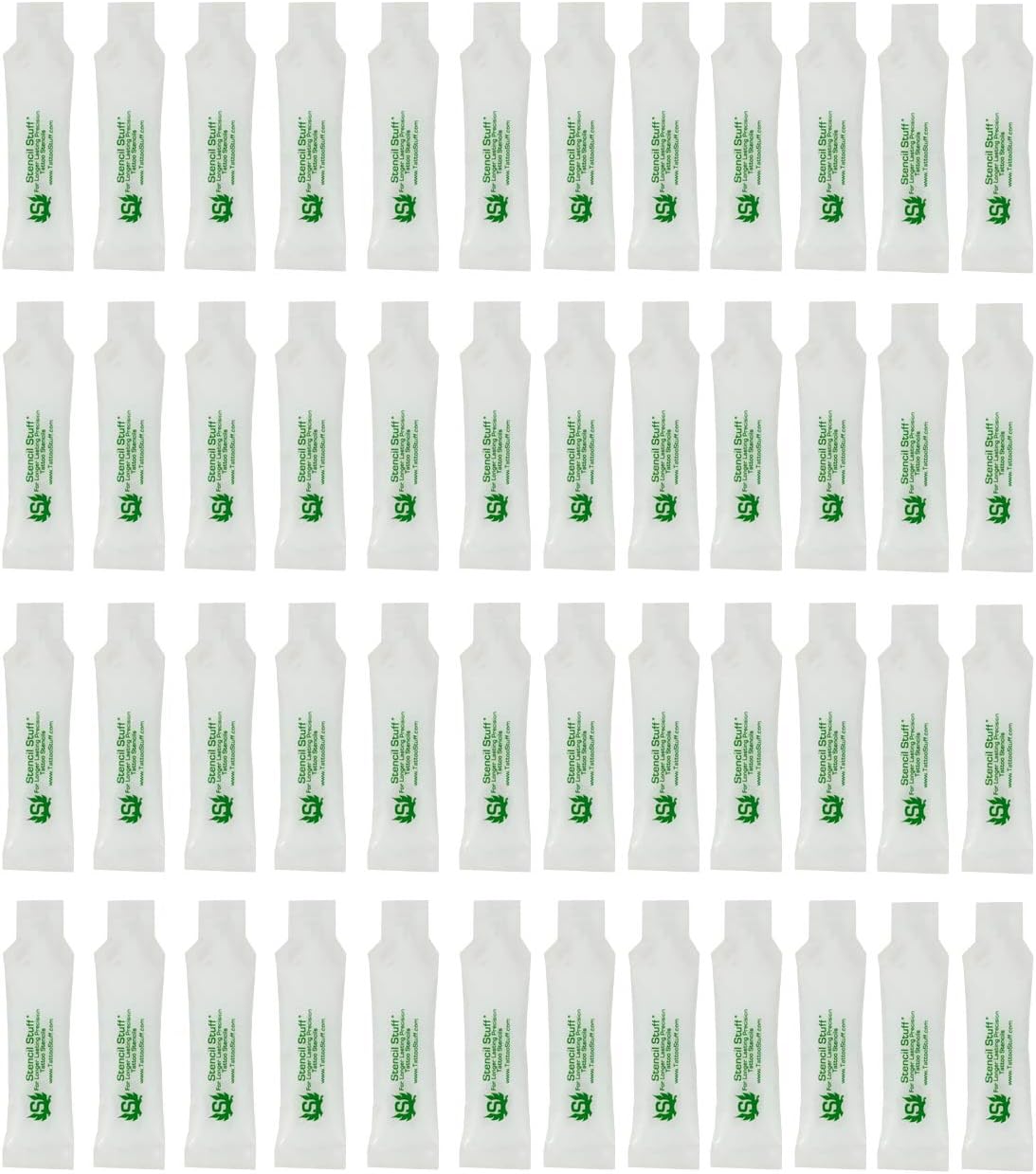 Stencil Stuff Tattoo Transfer Solution Lotion Pillow Packs Individual 50 pcs Sachets