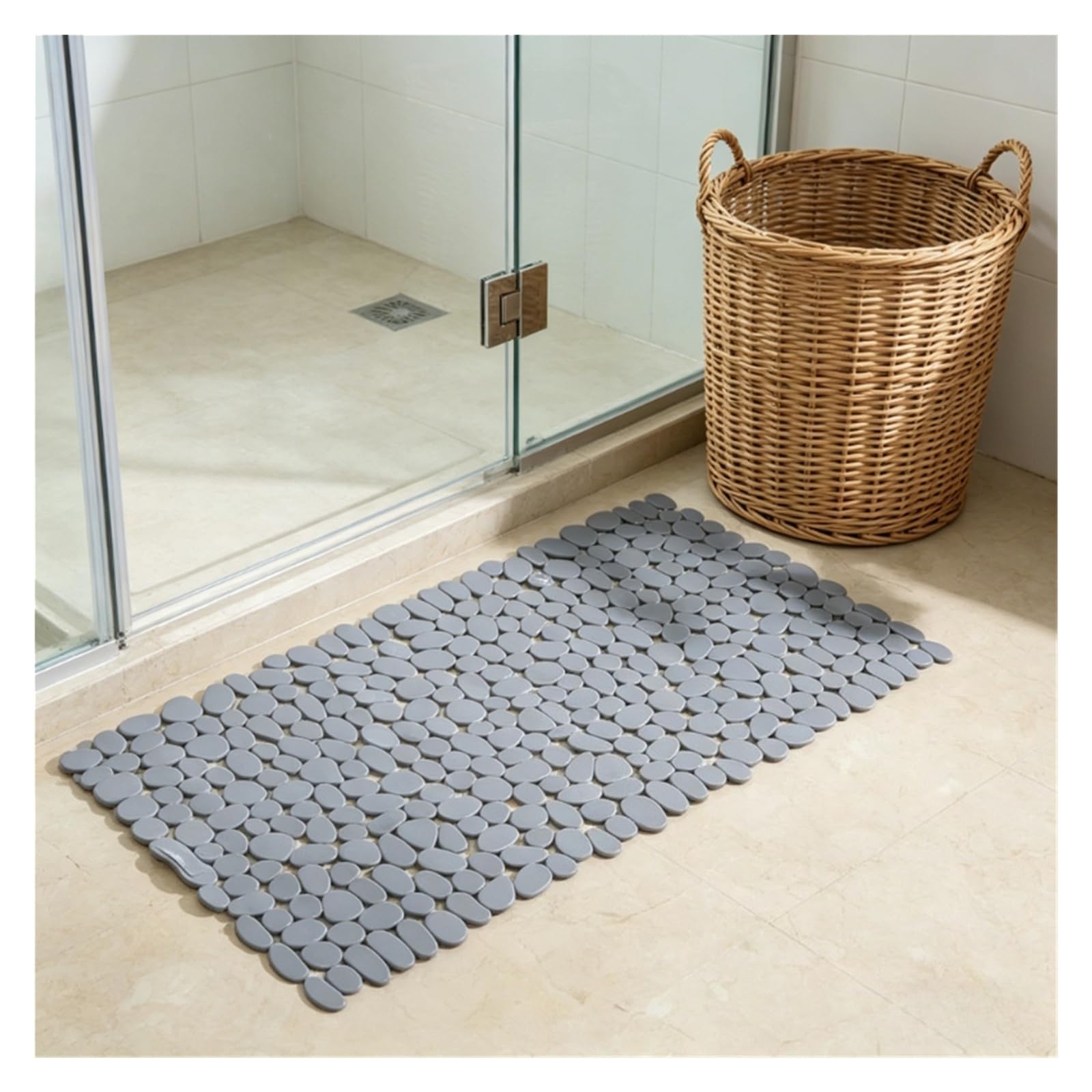 Antirutschmatte füR Badewanne 36 x 69 cm große Duschmatte mit starken Saugnäpfen