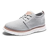 Boy's Mesh Sneakers Oxfords Casual Dress Lace-Up Lightweight Walking Shoes