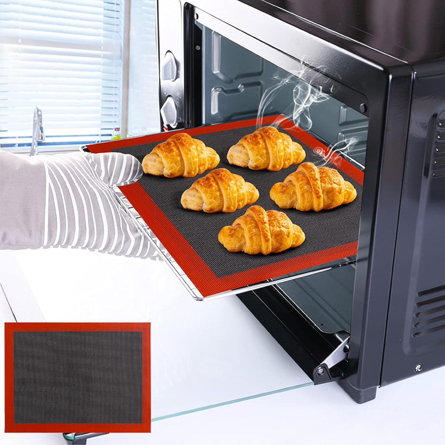 Tapis De Cuisson Perforé Patisserie 2Pcs Tapis De Cuisson En