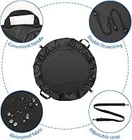 Vista 5 de Cosmos Bolsa de almacenamiento para traje de neopreno de playa, bolsa de almacenamiento para surfistas, bolsa seca plegable impermeable con asa