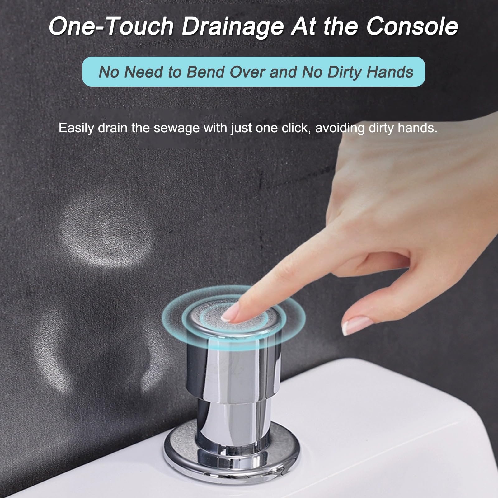 Fregadero grande de cerámica con drenaje OneTouch, perfecto para lavandería, garaje, estudio de arte, invernadero, duradero, fácil de limpiar, versátil