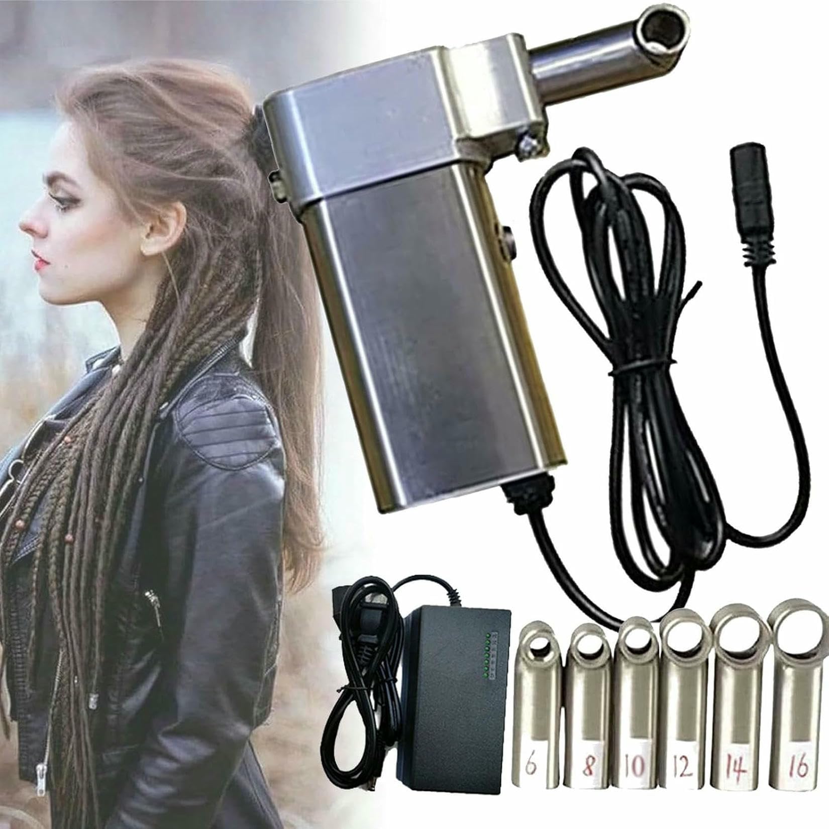 Machine à dreadlocks électrique pour changer de style de coiffure à la maison
