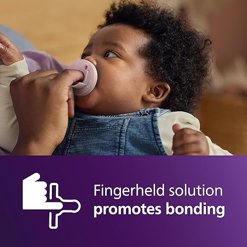 Miniatura 8 de Philips Avent Soothie - Chupetes ortodónticos para bebés, 100% de silicona, de una pieza, sin BPA, para bebés de 3 a 18 meses, 2 lila y 2 rosas, 4