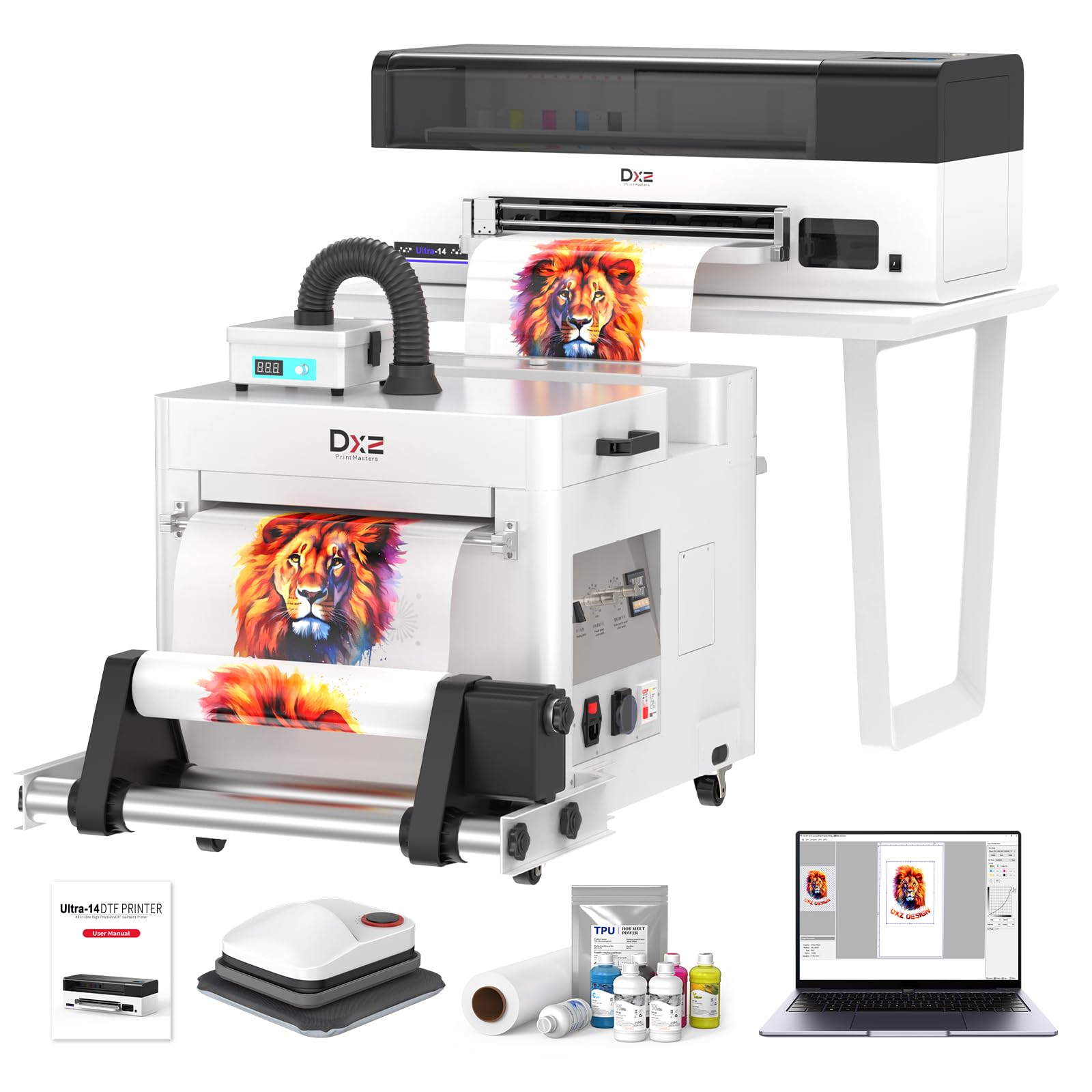 DXZ 2026 14'' A3 DTF Printer Bundle