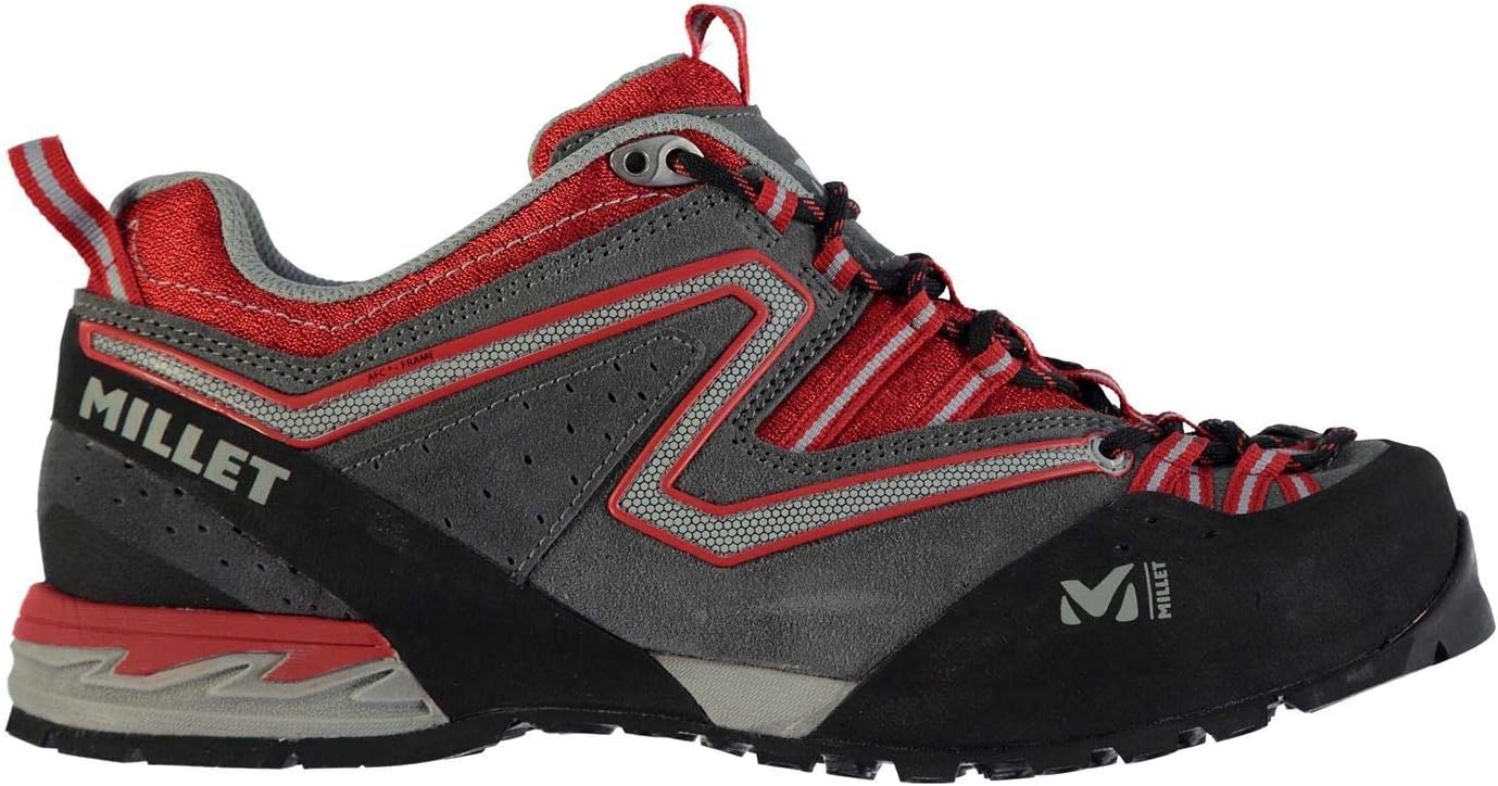 Millet Rockrise Hiking Shoes Mens Red Hiking Footwear Boots