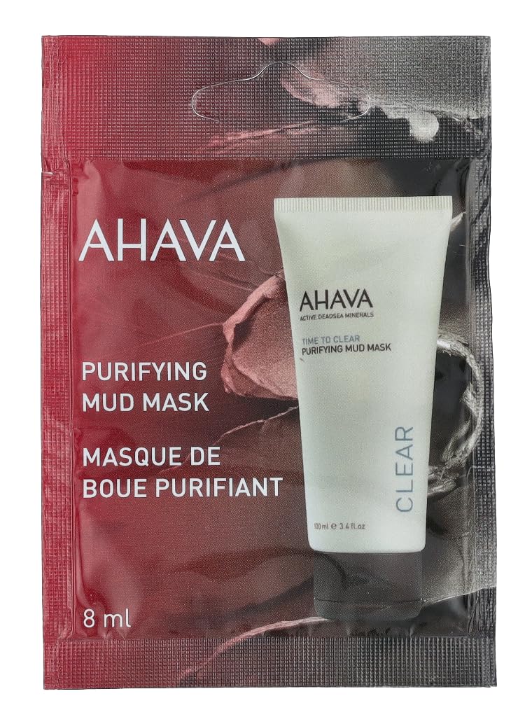 AHAVA Purifying Mud Mask, Pack of 6 (6 x 8 g)