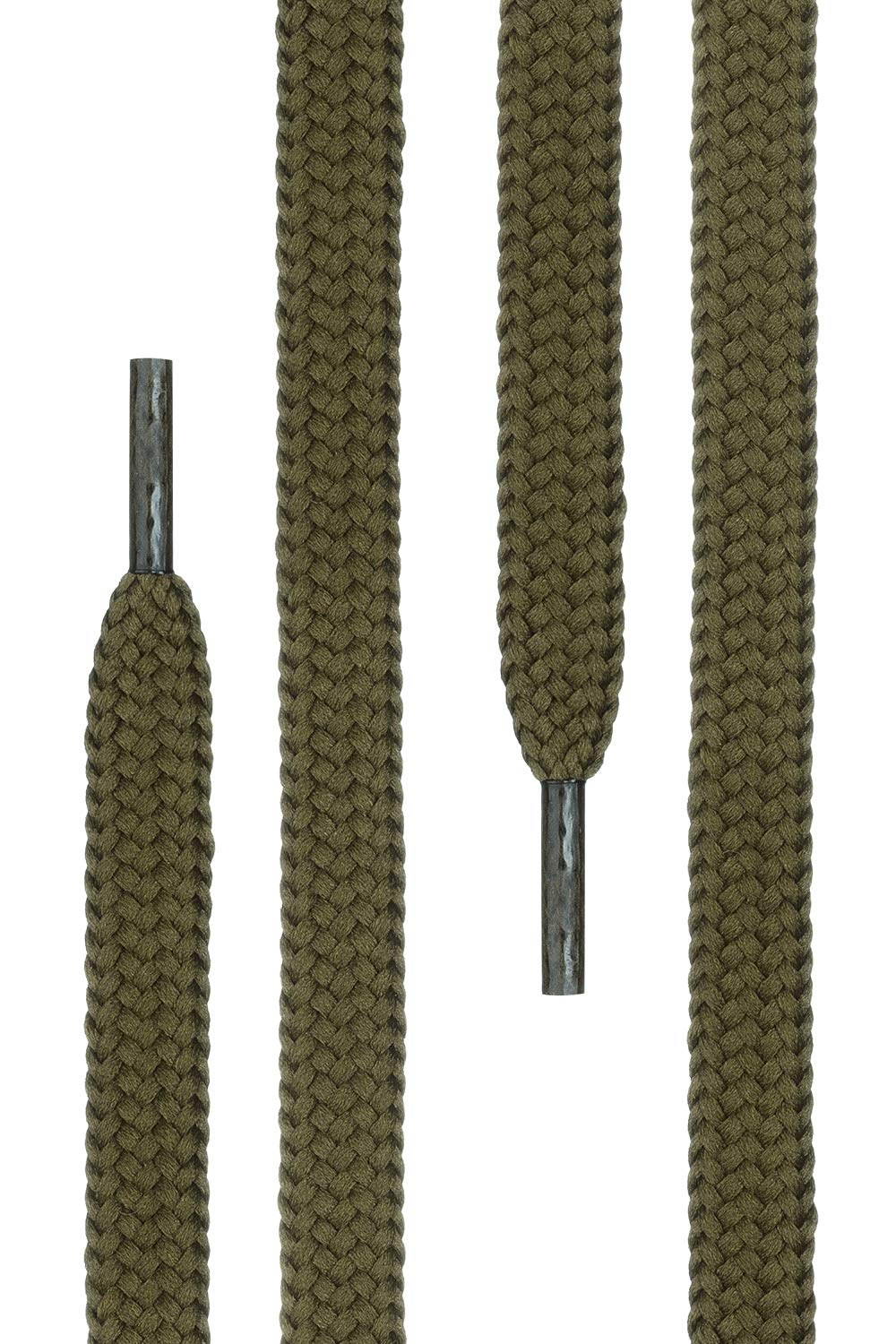 Di ficc hiano 1 par Fischer-Net – Cordones de poliéster – Resistente – Plano – Aprox. 7 mm ancho, 27 Colores, 60 – 200 cm de longitud — view 28