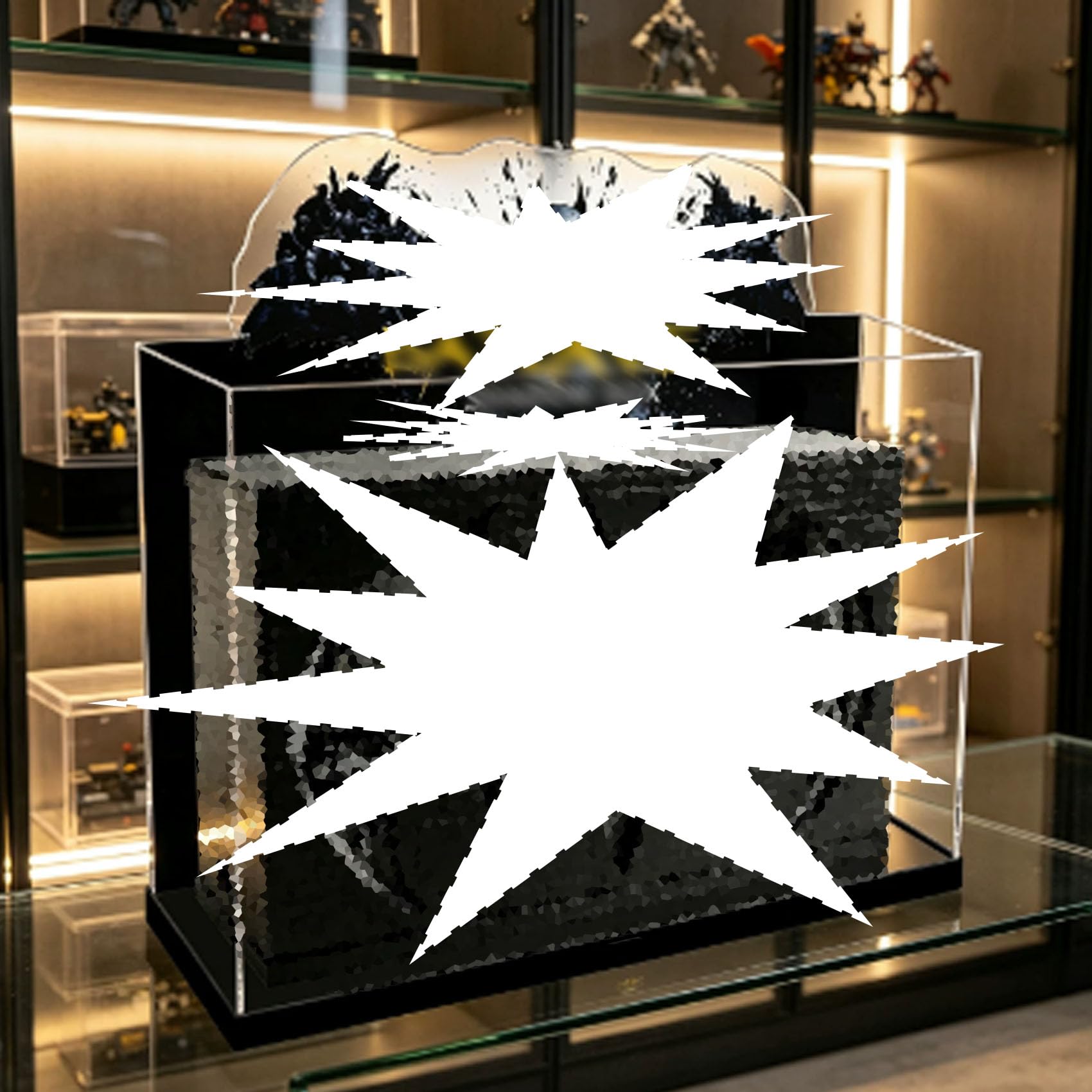 Dustproof acrylic Display Case for Le-go 76252 Model