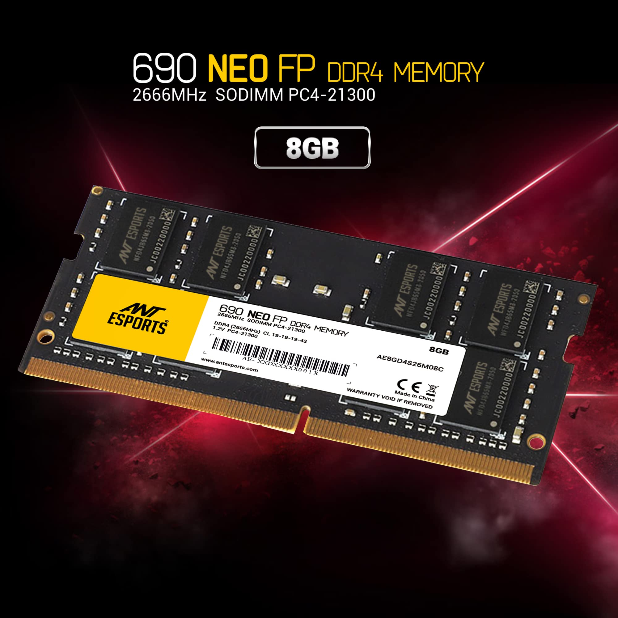 Amazon.in: Buy Ant Esports 690 NEO FP 8GB (1 * 8GB) DDR4 2666 MHz
