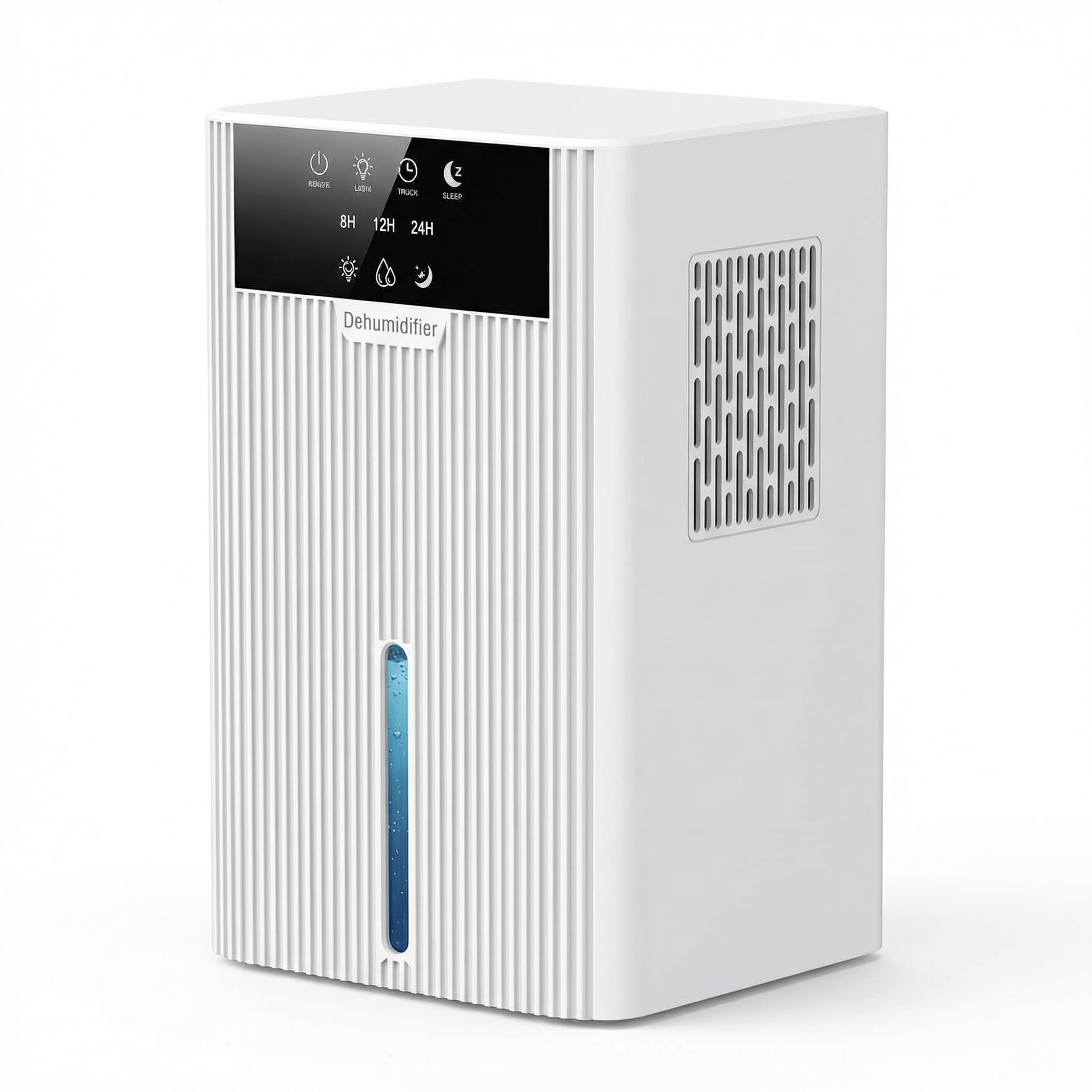 Minifactory 2.4L Dehumidifier for Bedroom, Ultra-Quiet <44dB Small Room Dehumidifier with 10 Colour Mood Light & 24H Timer, Energy Efficient Electric Dehumidifier for Drying Clothes, Condensation & Da