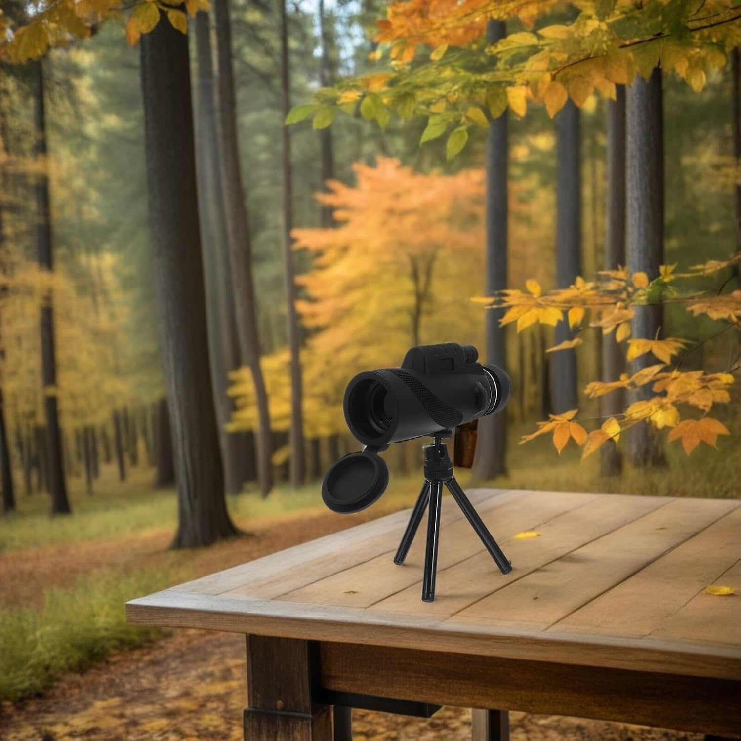 Mipcase 80x100 High Powered Monocular Telescope for Adults with Smartphone Adapter and Tripod, Compact Telescope for Bird Watching, Hiking, Camping, and Wildlife Observation