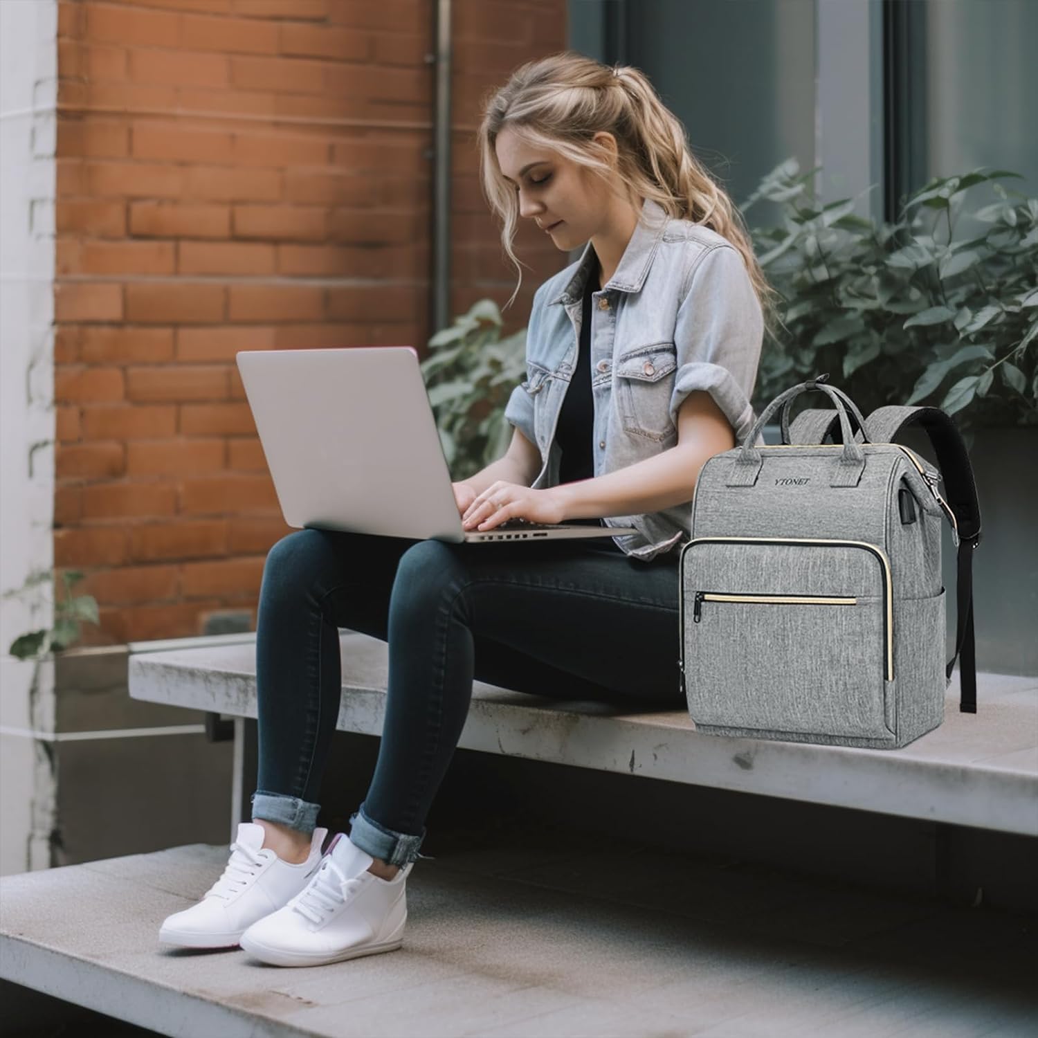 Amazon.com: Ytonet Laptop Backpack for Women, 15.6 Inch 