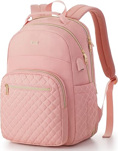 Miniatura 9 de RJEU Mochila para laptop para mujer, adolescente, niña, escuela secundaria, bolsas de libros para estudiantes universitarios para gimnasio, camping,