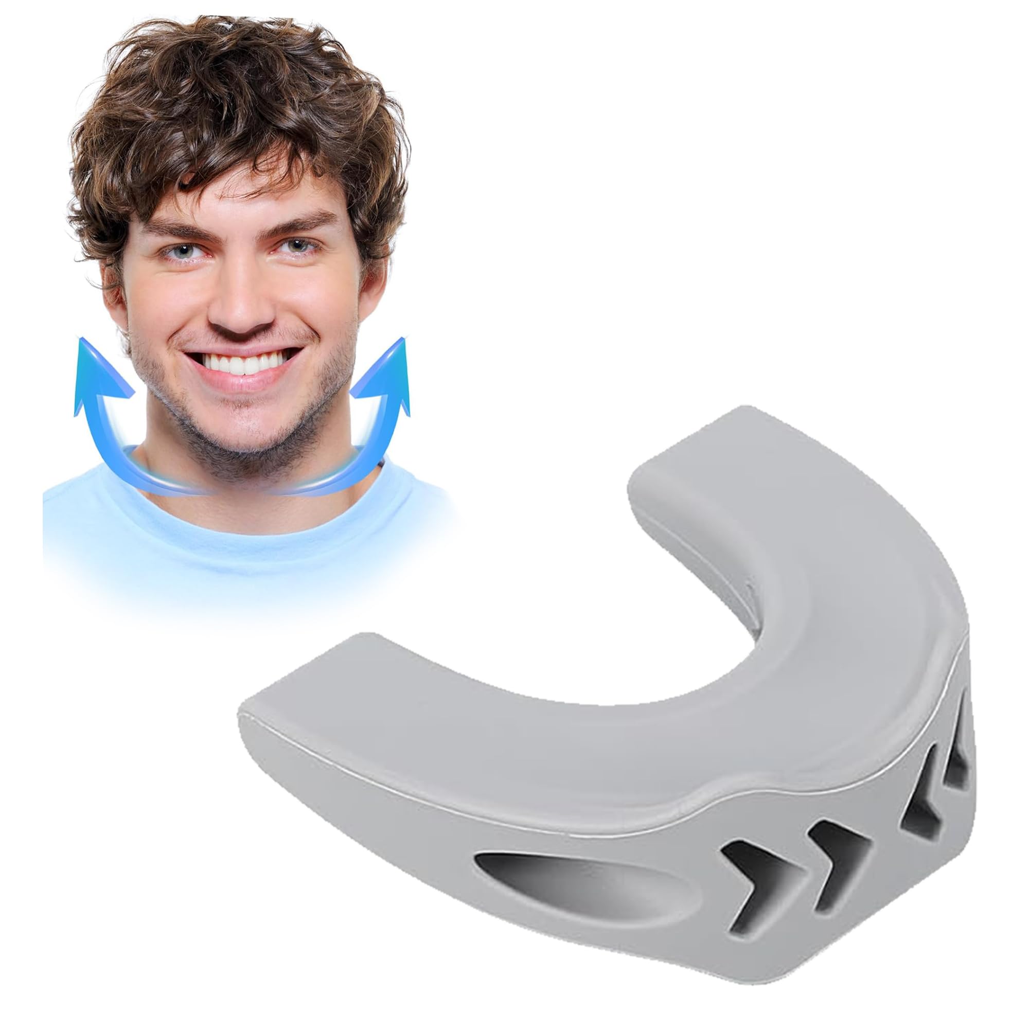 Premium Jawline Facial Exerciser | Jawline Toner for Men & Women Face Exercise Tool for Mewing Tighten & Strengthen Jaw Chin Lips & Cheekbones | Food-Grade Silicone Facial Trainer