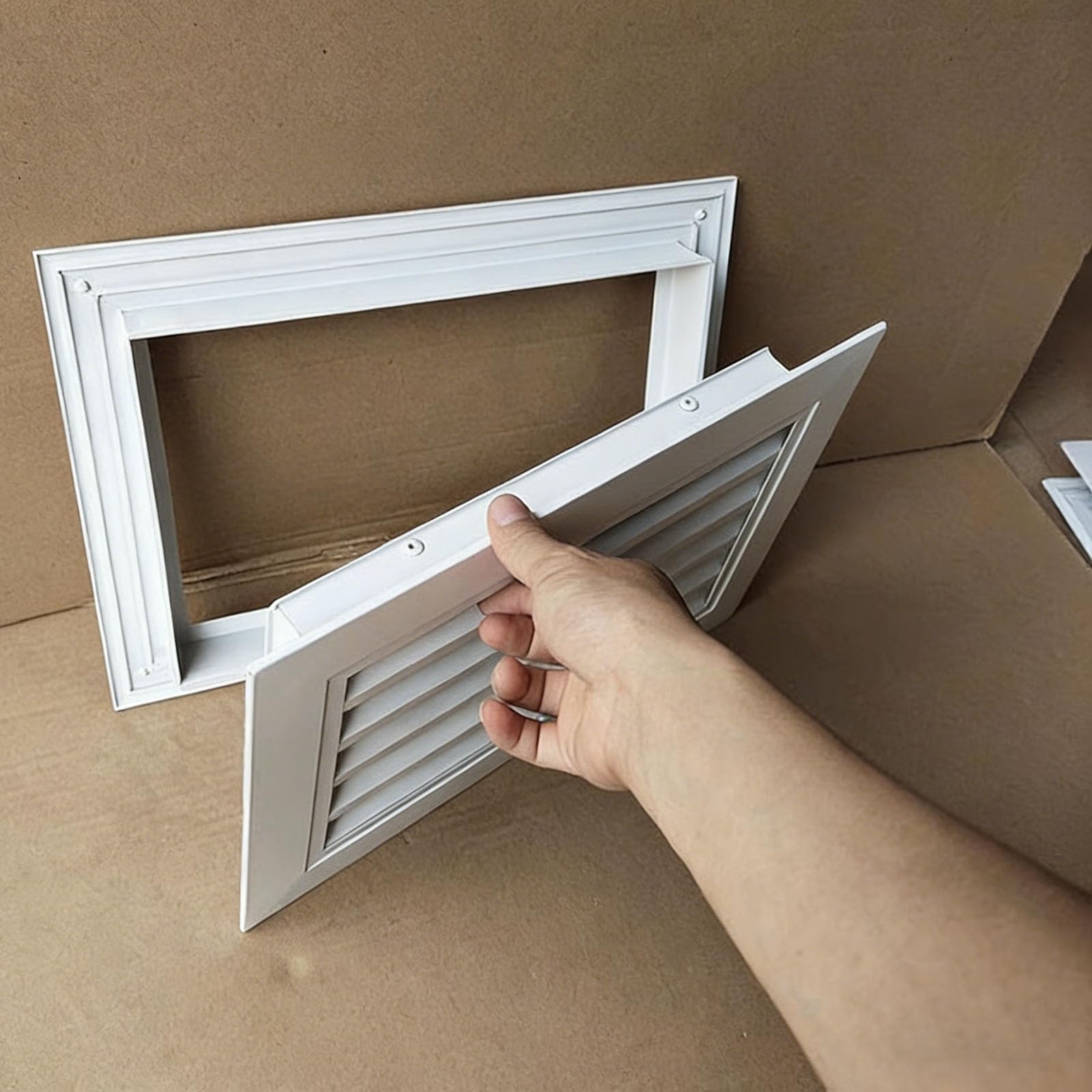 Copertura di Ritorno della Griglia di Ventilazione Personalizzata, Griglie A Persiana per Capannoni/Cucina, Coperchio Decorativo per Foro di Ispezione(14x22in (36x56cm))