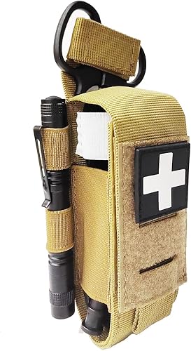 Miniatura 5 de Bolsa de torniquete táctica Molle con corte láser, soporte para torniquetes, funda para torniquetes, IFAK TQ, estuche para torniquetes, trauma,