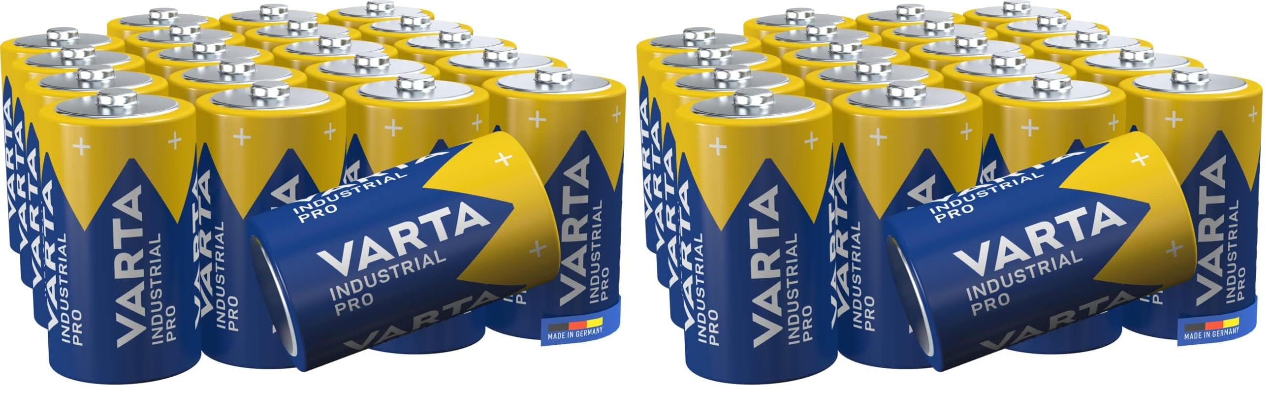 VARTA Piles D Mono, Lot de 40, Industrial Pro, Batterie Alcaline, 1,5V, Pack de Stockage, Made in Germany
