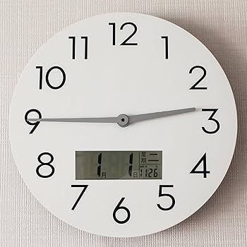 Amazon.co.jp: LEDMOMO デジタルカレンダー 掛け時計 電波時計