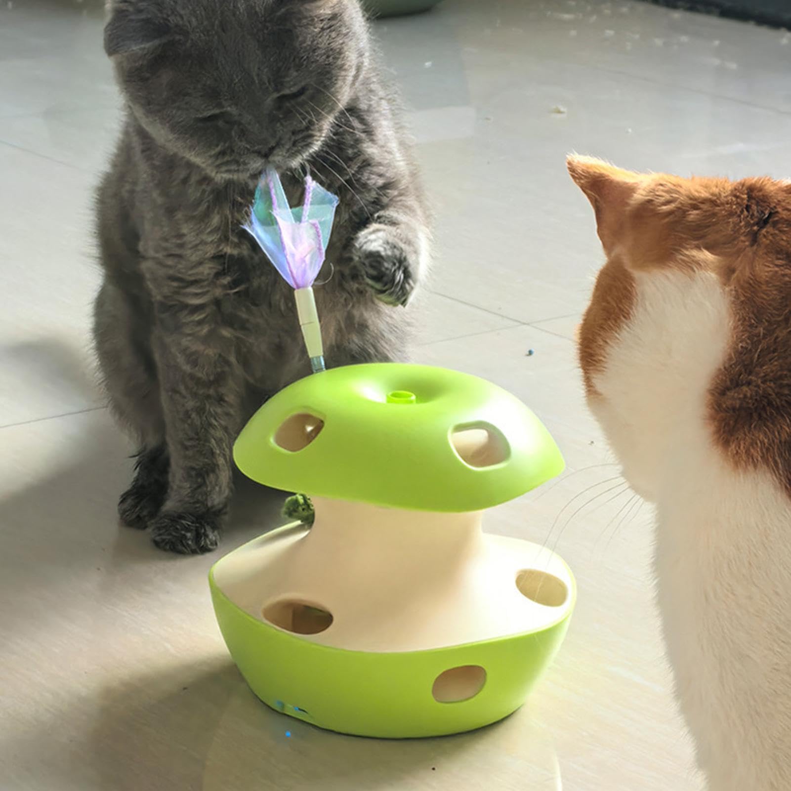 Giocattolo Puzzle per Gatti Giocattolo Enigmistico Interattivo per Gatti | Stimolazione Mentale Animali Domestici per Esercizio Indoor, dallo Stress, Intrattenimento e