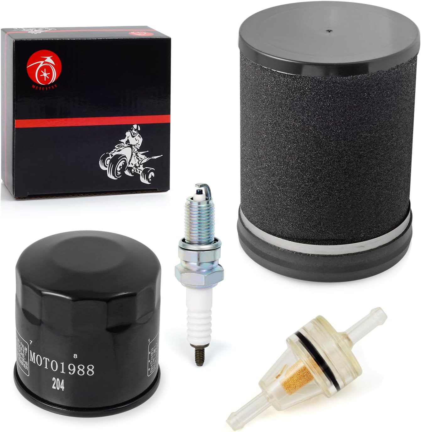 Air Filter Oil Filter Spark Plug For Kawasaki Prairie 360 KVF360 2x4 4x4 2003-2013 11013-1292