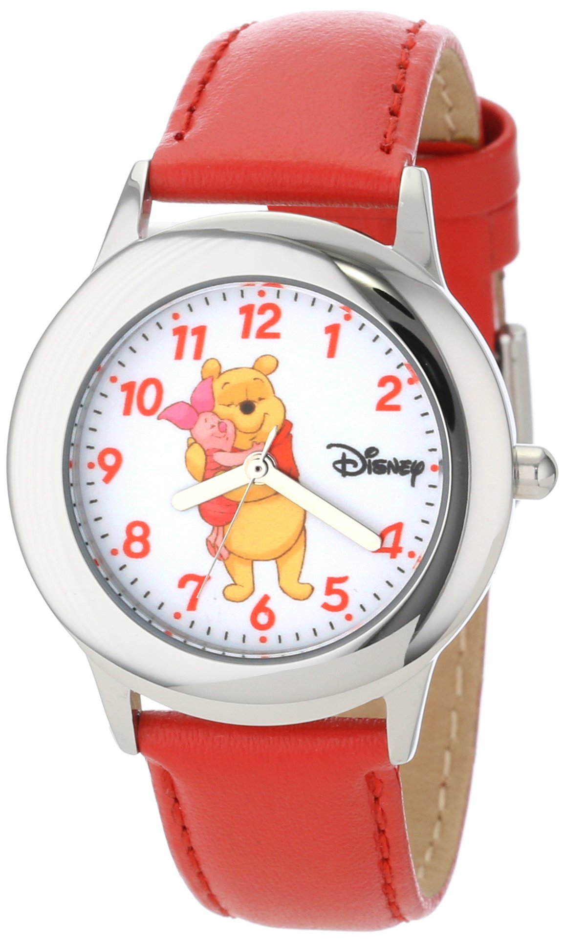 Disney Kids' Stainless Steel Time Teacher Analog Quartz Watch