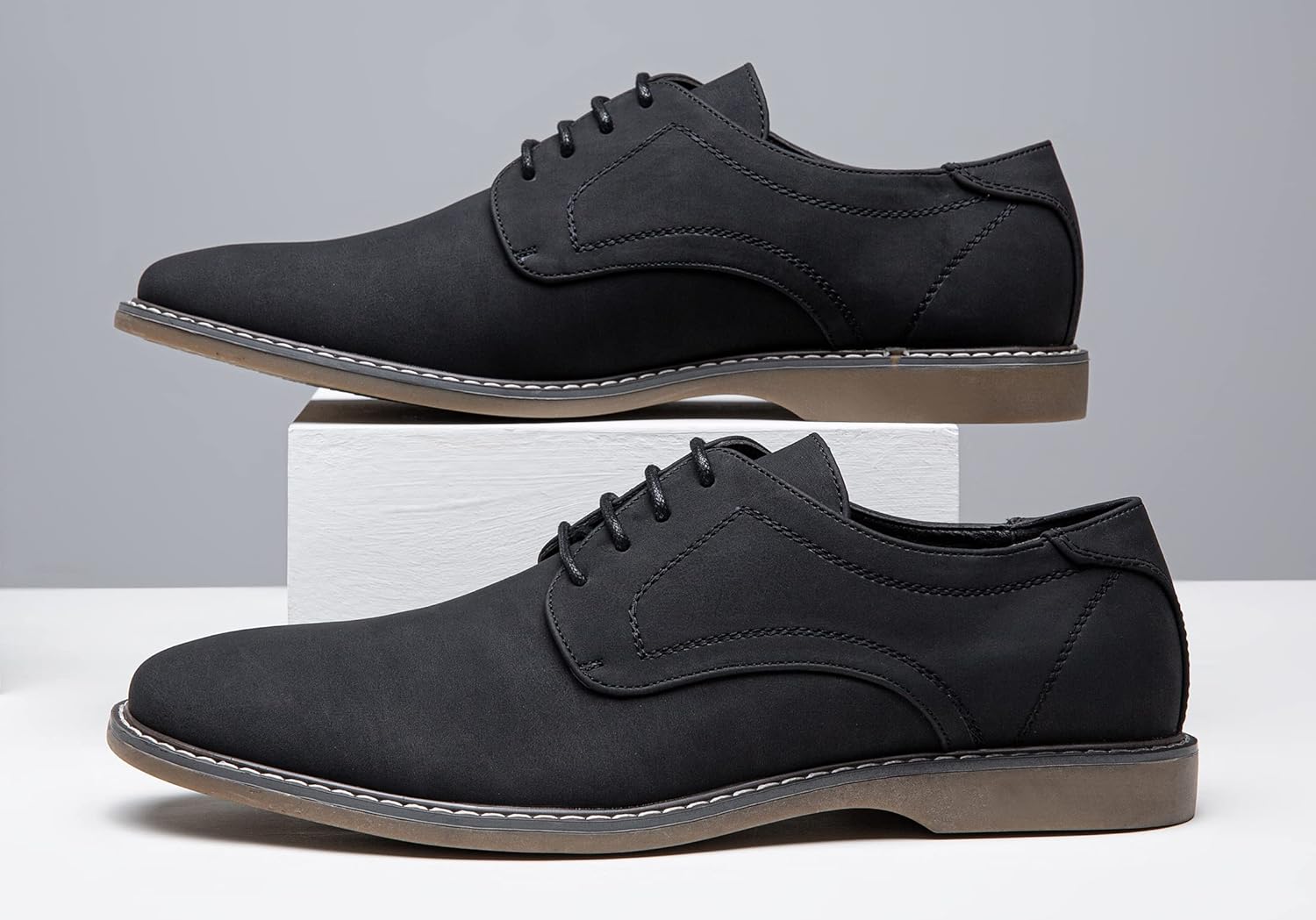 Jousen Men's Casual Dress Shoes Retro Business Classic Dress Shoes for Men - Image 8