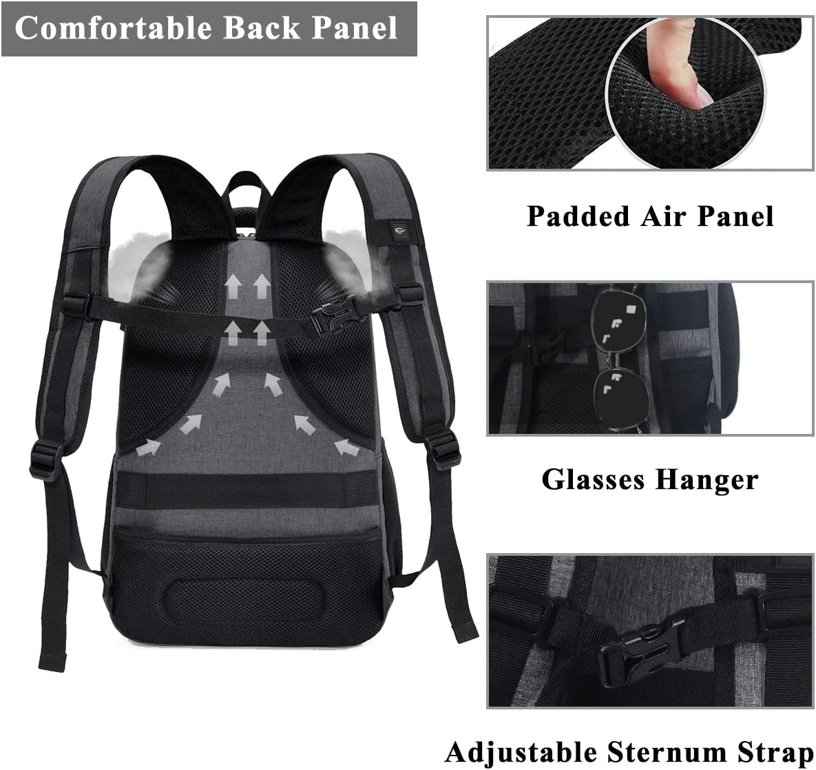 Best Cyber Deals 🔥 Laptop Backpack,VASCHY Carry on Business Travel Backpacks for Women Men with Laptop Compartment USB Port