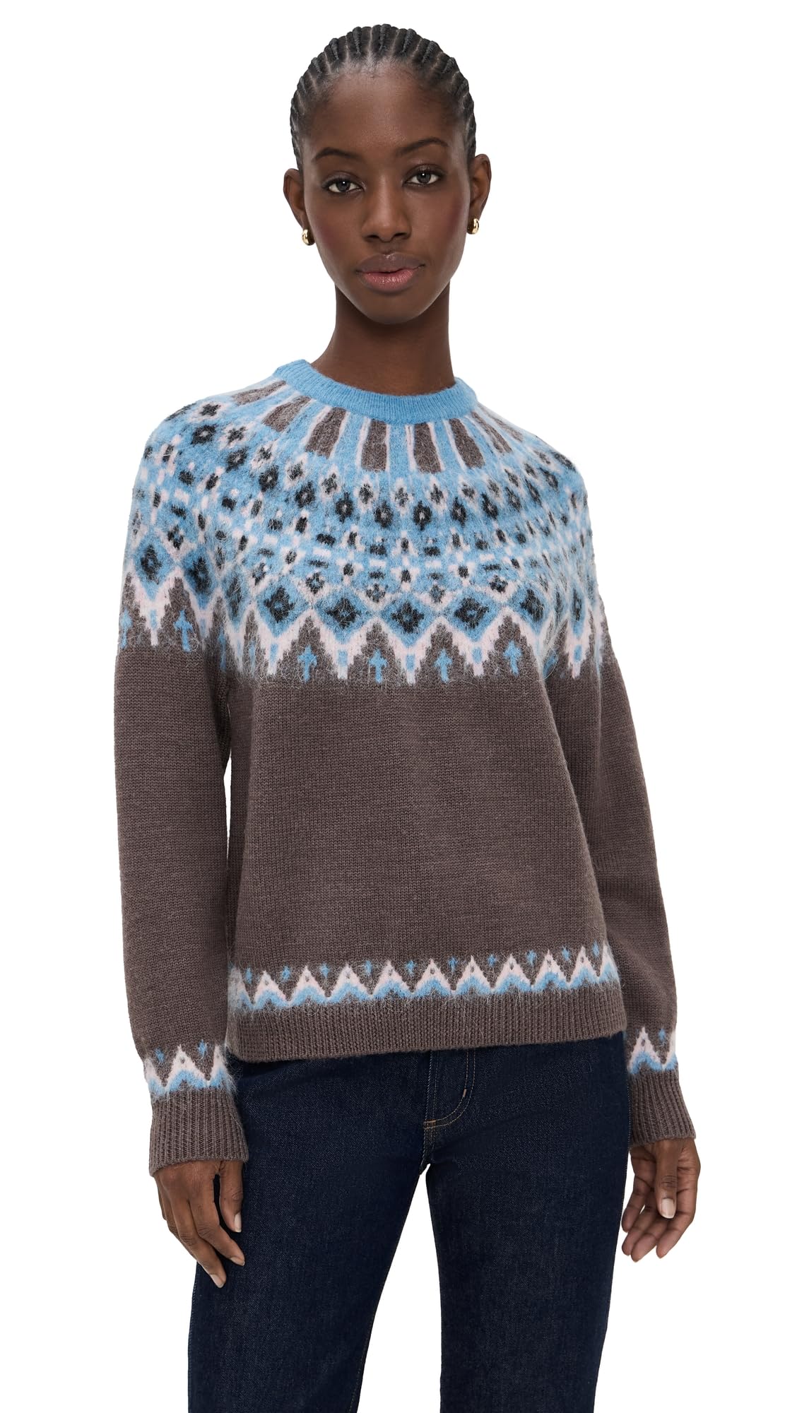 STAUD Womens Zane Sweater
