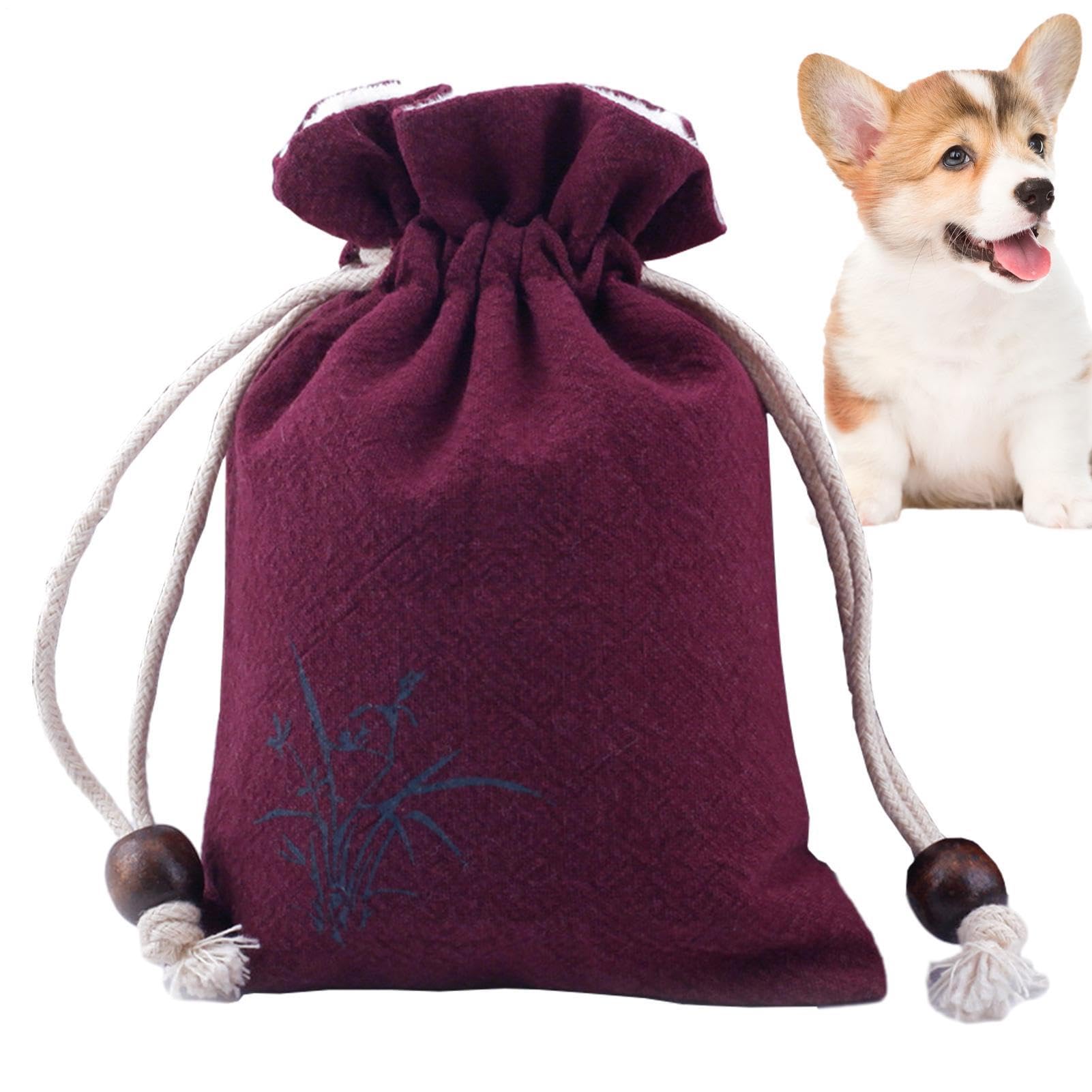 Pet Cremation Bag Lightweight Memorial Pet Pouches Drawstring Design