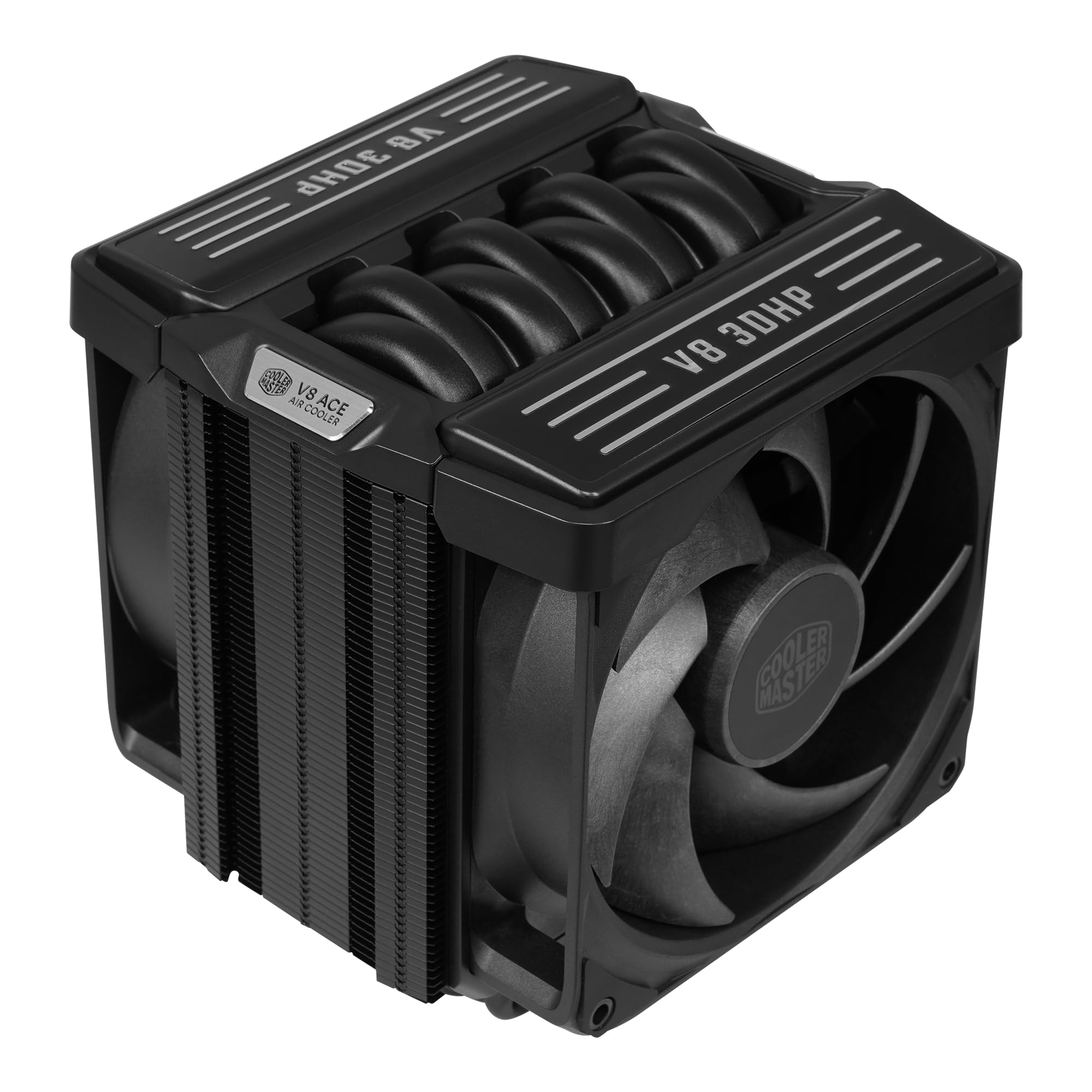 Cooler Master V8 ACE 3DHP AMD CPU Air Cooler - Tecnologia brevettata 3D Heat Pipe, doppie ventole PWM ad alto flusso d'aria da 120 mm, pale ventola LCP premium, raffreddamento silenzioso e