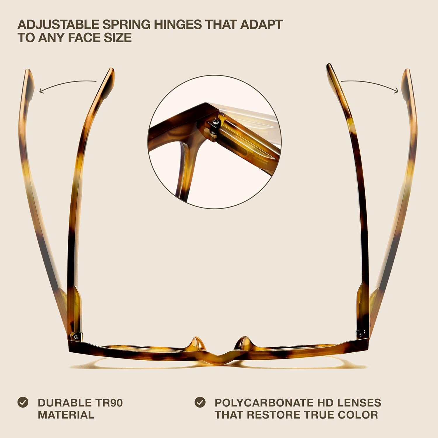 miyya Blue Light Glasses for Women & Men – Oversized UV & Blue Light Blocker Chunky Frames, Stylish Eyewear Accessories