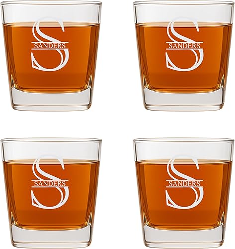 Miniatura 7 de Vasos de whisky personalizados para hombres - Caja de whisky escocés premium grabada, regalo para marido, papá, novio - Regalos de bar