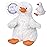SuzziPals Coolable & Heatable Duck Stuffed Animals, Microwavable Stuffed Animal for Heat Therapy & Stress Relief, Cuddly Warm Duck Plush Toy Heating Pad, Cute Duckling Gifts for Women & Kids