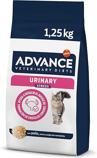 Advance Veterinary Diets – Pienso para gatos adultos Advance Urinary Stress Dietas veterinarias 1,25 kg.