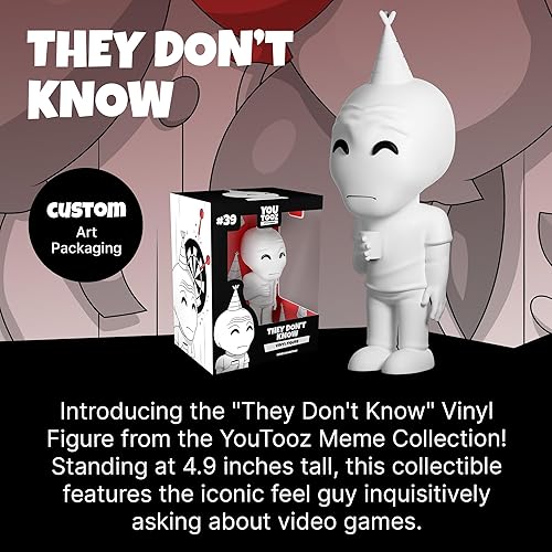 Miniatura 2 de Youtooz The Feel Guy - Figura de acción de vinilo de 4.9 pulgadas, basada en la colección de memes de They Don't Know