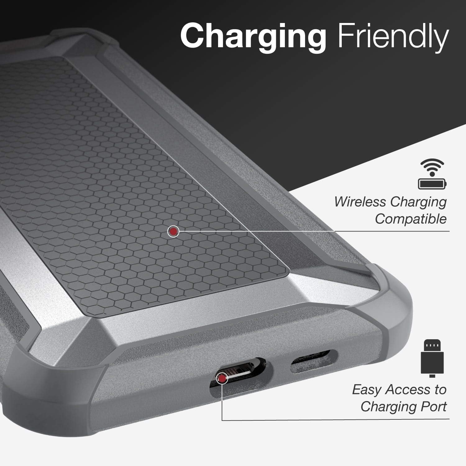 X-Doria Raptic Tactical, Compatible with Apple iPhone 11 Pro Max (Formerly Tactical) - Heavy Duty Protection with Drop Shield, Military Grade Drop Tested Case for Apple iPhone 11 Pro Max, Grey