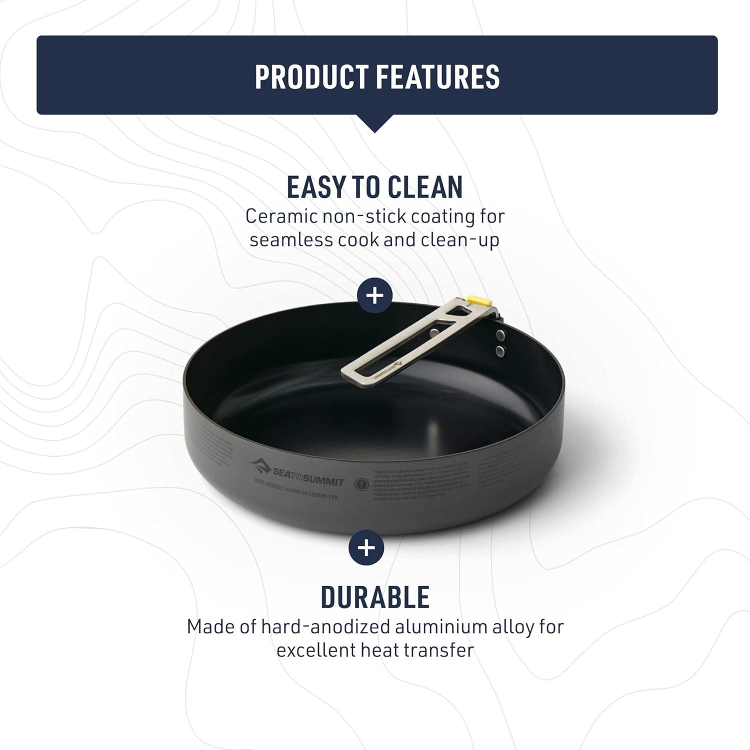 Sea to Summit Frontier Ultralight 8 Inch Camping Cooking Pan - Image 3