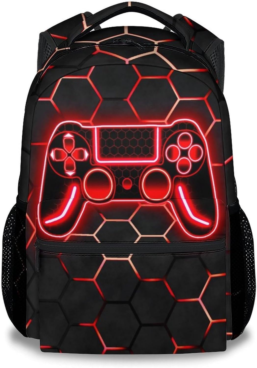 Backpack for Kids - Gamer Backpacks for Boys Ages 10-12, 17 Inch Large Capacity Toddler Book Bag for Elementary Primary School
