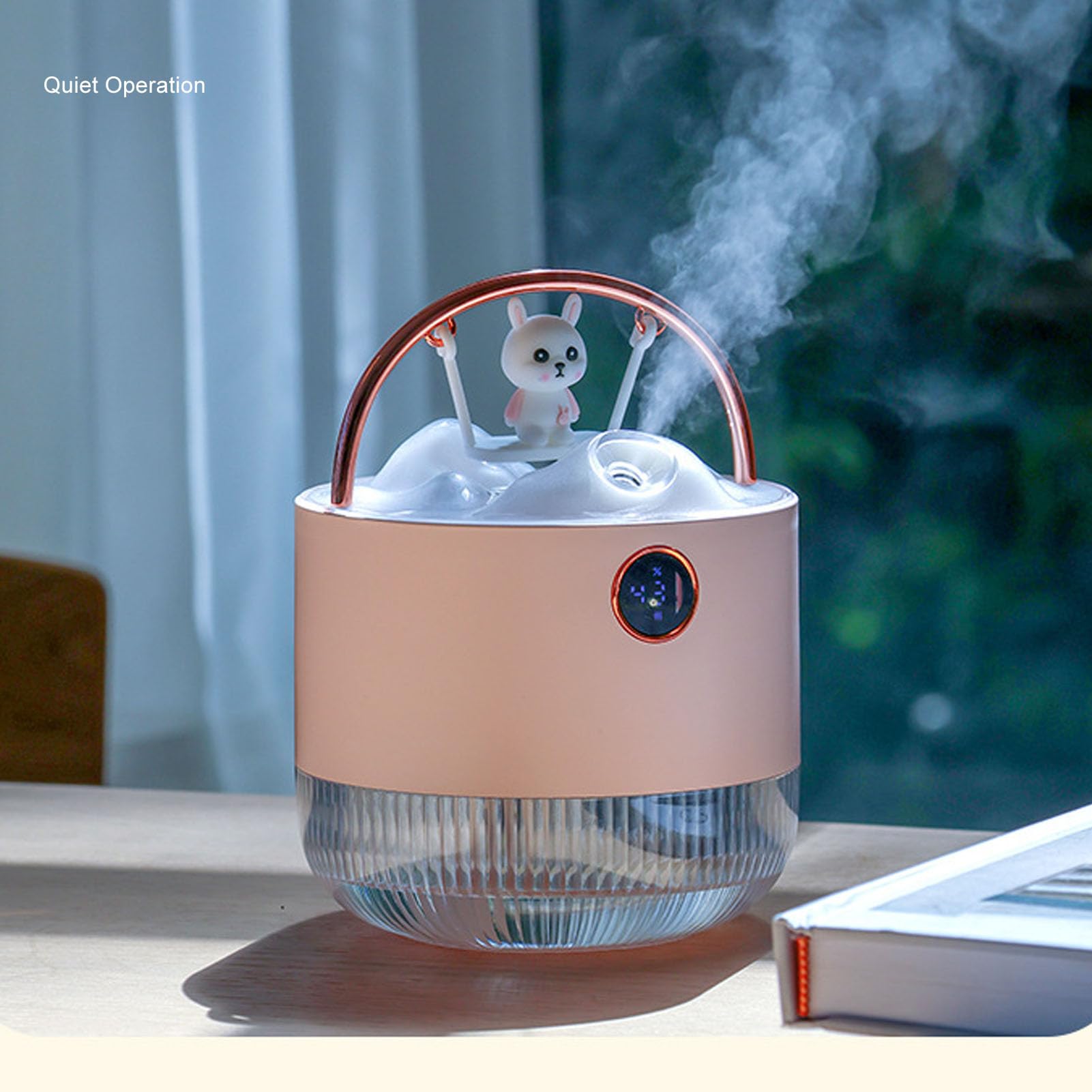 mecor Vanity Table Set/Oval Mirror,Wood Makeup Table w/4 Drawer Storage,Bedroom Dressing Table with Cushioned Stool for Girls Women Black