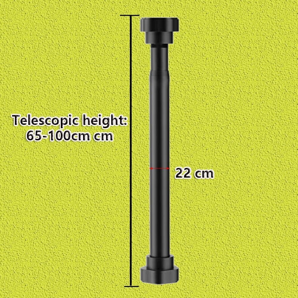 Patas telescópicas Ajustables para Fregadero: Varillas de Soporte de Acero Inoxidable aptas para fregaderos bajo encimera, encimeras de Cocina y Muebles, Incluye Kit de reparación (65-100 cm