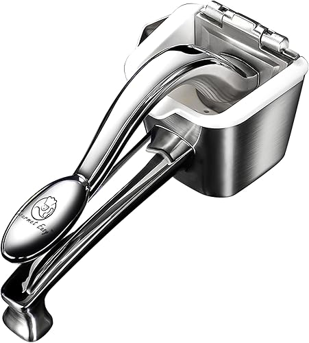 Miniatura 9 de Gourmet Easy Ultimate Kit - Prensa de ajo + ablandador de carne + exprimidor + pelador I & Y de acero inoxidable