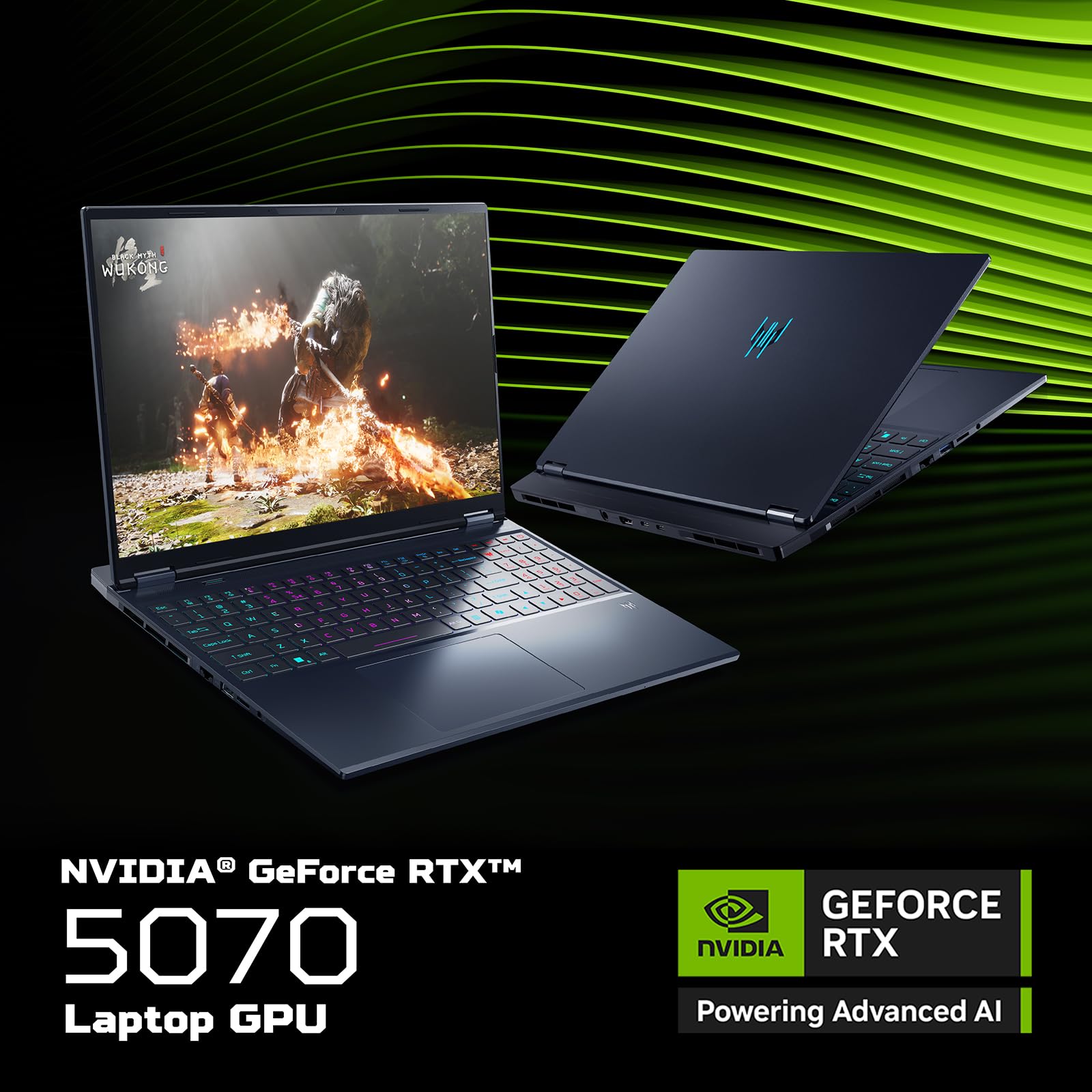 Acer Predator Helios Neo 16S AI PHN16S-71-976U Notebook Gaming, NVIDIA GeForce RTX 5070 8 GB GDDR7, Intel Core Ultra 9 275HX, RAM 32 GB DDR5, 2 TB SSD, Display 16" OLED 240 Hz DDS, Windows 11 Home