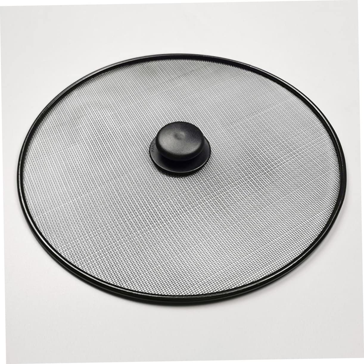 KICHOUSE 2pcs Splatter Screen Grease Guard for Frying Pans Pots Easy to Clean Mesh Lid Protects From Hot Oil Splashes During Cooking