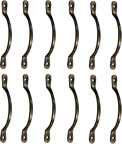 Miniatura 5 de Adonai Hardware "Keziz - Tirador de latón para gabinetecajón (20, lacado pulido)