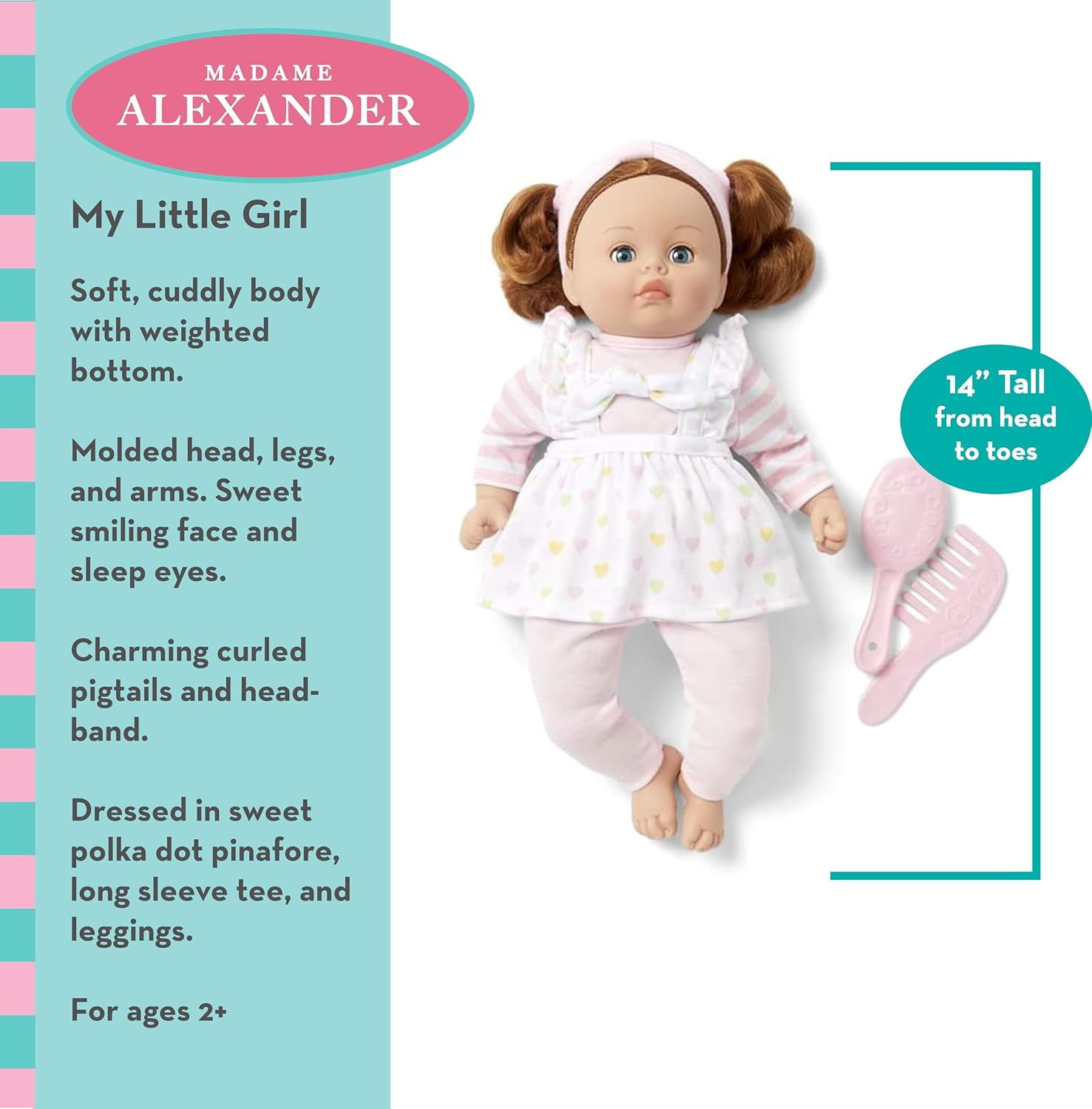 Madame Alexander My Little Girl, Polka dot Pinafore