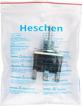 Amazon.co.jp: Heschen 金属製トグルスイッチ DPDT 維持, C523A, ﻿オン