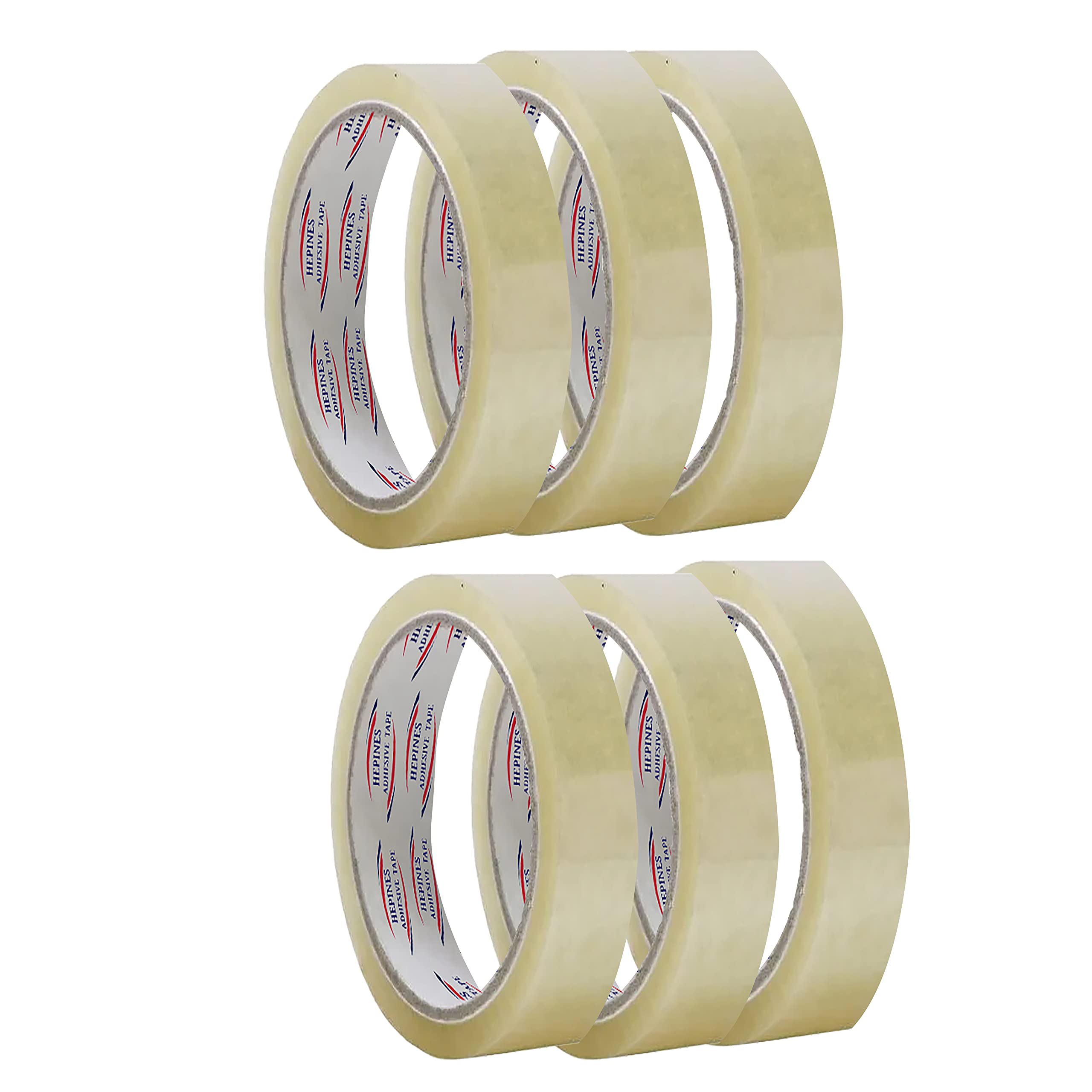 HAPPINESS INDIA 1 Inch 65 Meters, Pack of 6, Transparent BOPP tape Self Adhesive High-Strength Packing Tape Rolls, Packaging Tape e commerce Packaging Tape for Home, Office (B0B24LXCNT) Amazon Price History, Amazon Price Tracker