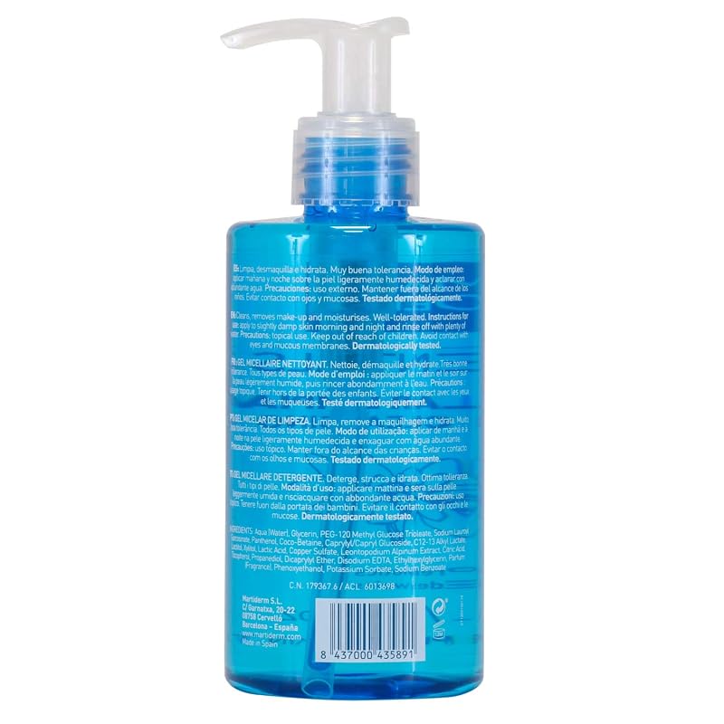 Martiderm Gel Micelar de Limpeza 200 mL